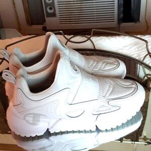 Champion White Slip-On Sneakers